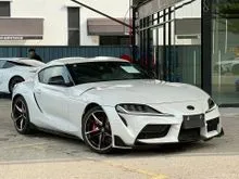 2021 Toyota GR Supra 3.0 RZ Coupe DB02 (A) Ready Stock, Grade 5A, Black Leather Seat, Carbon Console, JBL Sound, HUD, Reverse Camera,Power Momory Seat