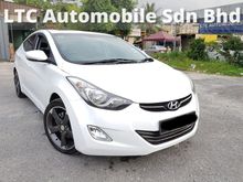(Below 3.5 Interest) 2012 Hyundai Elantra 1.8 Premium Sedan GLS 1Owner High Spec Leather sunroof push start welcome Loan
