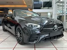 2022 Mercedes-Benz E350 2.0 AMG Line Premium Plus Convertible UK SPEC UNREG EXTREMELY LOW MILEAGE 4K KM ONLY NEW CAR CONDITION  NEGO  NEGO  NEGO