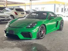2023 Porsche 718 4.0 Cayman GT4 (Green) Ready Stock