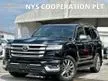 Recon 2022 Toyota Land Cruiser 3.3 ZX Diesel Twin Turbo SUV Unregistered 302 Hp 700 Nm 10 Speed Auto JBL Surround Sound System Rear Entertainment Apple C