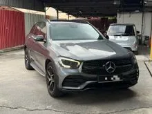 2020 Mercedes-Benz GLC300 2.0 4MATIC AMG Line SUV FULL SERVICE RECORD 70KKM PADDLE SHIFT PANAROMIC ROOF BURMESTER (LOAN KEDAI IC SAHAJA)
