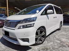 2009/2013 Toyota VELLFIRE 2.4 ZP 2PowerDoor / PowerBoot / 1Owner / 7 Seat / No Accident / Original Paint / CALL US NOW