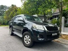 2014 Toyota Hilux 2.5 G VNT Dual Cab Pickup (MUKA RM500) (MONTHLY RM820) (Super Fuel-Efficient & Low Maintenance) (Comfortable for Work & Family)i