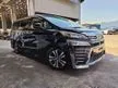 Recon TOP DEAL 2019 Toyota Vellfire 2.5 ZG 3LED CHEAPEST YEAR END SALES UNREG