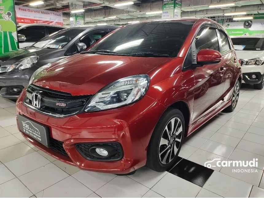 Jual Mobil Honda Brio 2017 RS 1.2 di Jawa Timur Automatic Hatchback Merah Rp 171.000.000