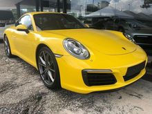 2017 Porsche 911 3.0 Carrera Coupe LIKE NEW SPORT CHRONO