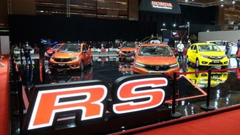 Honda Brio Laris Manis di IIMS Hybrid 2021