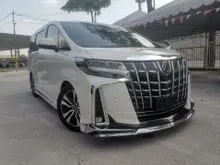 2018 Toyota Alphard 3.5 SC MPV SUNROOF/3 EYE LED/ORIGINAL FULL MODELISTA BODYKIT/DIM/LKA/PILOT SEATS/FULL LEATHER SEATS UNREGISTERED