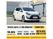 2019 Toyota Agya 1.2 TRD Hatchback Matic Putih Simple Irit Keren Harga Paling Murah