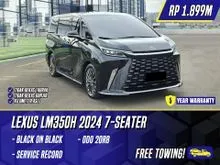 2024 Lexus LM 350h 2.5 7 Seater MPV Black Hitam LM350h Hybrid LM350 h