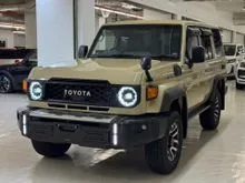 2025 UNREG/ TOYOTA LAND CRUISER 70 2.8 DIESAL AX [GRADE 6A & MILEAGE 6K KM ONLY/ FREE 8 YEAR WARRANTY OPEN WORKSHOP]