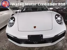 2020 Porsche 911 3.0 Carrera Coupe UNREG,HI-SPEC,JAPAN,GRADE 5 CAR,ORI MILEAGE 11000KM,SPORT CHRONO,KEYLESS START,360CAM,AIRCOND SEAT,BSM&ETC,FREE GIF