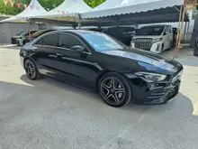 2021 MERCEDES BENZ CLA35 2.0 AMG PREMIUM PLUS / SUNROOF/ 360 CAMERA / HEAD UP DISPLAY / MEMORY ELECTRIC SEATS RED INTERIOR / 2021 UNREGISTER