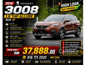 2018 Peugeot 3008 1.6 THP Allure SUV