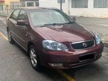 2001 TOYOTA COROLLA ALTIS 1.8 G (A) ONE CAREFUL OWNER TIP TOP CONDITION