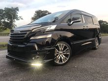 2015 Toyota Vellfire 2.5 Z A Edition MPV**NO GST**NO SST**JBL HOME TEATHER**TRD BODYKITS**MODALISTA SPORT RIM**PREMIUM WARRANTY**NEGO UNTIL LET GO**
