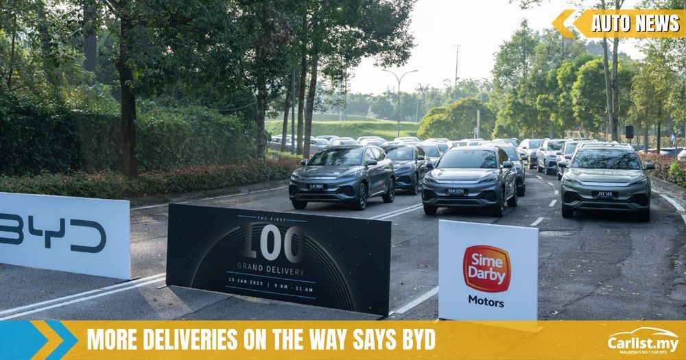 100 units of the BYD Atto 3 delivered to customers at 'Grand Delivery' event - BYD Malaysia can't wait to deliver more!
