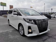 2017 Toyota Alphard 2.5 S (8 SEATER,4 YR WARRANTY)