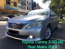 Year make 2014 Toyota Camry 2.0 G (A) Keyless Push Start ON THE ROAD
