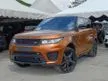Recon 2017 Land Rover Range Rover Sport 5.0 SVR SUV OVERFINCH MADAGASCAR ORANGE