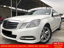 Mercedes-Benz E250 1.8 Avantgarde CKD Local, P/Start, SunRoof, Navi , Reverse Cam ** 1 Private Owner **