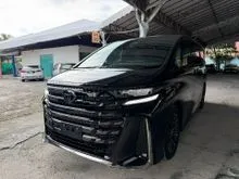 2023 Toyota Vellfire 2.4 Z PREMIUM SUNROOF 4 CAMERA DIM BSM HUD BLACK INTERIOR GRADE 5A JAPAN EDITION