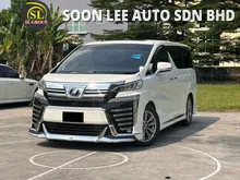 2017 Toyota Vellfire 2.5 ZG FULL SPEC (A) NEW FACELIFT EZ HIGH LOAN NO DEPOSS FREE WARANTY FOR 3 YEARS