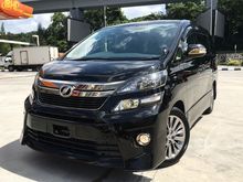Toyota Vellfire 2.4 (A) GOLDEN EYES LIMITED EDI 2P.DOOR 7SEATER P.BOOT
