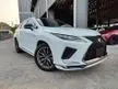 Recon FULL SPEC 2022 Lexus RX300 2.0 F Sport PANROOF RED LEATHER 4CAM BSM UNREG OFFER RX 300 - Cars for sale