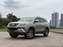 2017 Toyota Fortuner 2.7 SRZ (Full Service Record in Toyota Malaysia, 1 Year Warranty Provided)