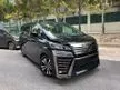 Recon FULLY LOADED 2019 Toyota Vellfire 2.5 ZG Edition JBL THEATER/360 CAM