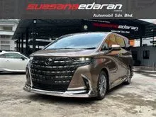2024 Toyota Alphard 2.5 Z Modelista New Car,Sunroof, Rear Roof Monitor,Advance Parking,Pre-Crash Safety,DIM,BSM,Auto Side Steps,HUD,18 Rims