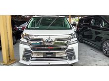 2017 Toyota Vellfire 2.5 ZG MPV