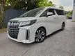 Recon JBL 4CAM BEST DEAL 2021 Toyota Alphard 2.5 SC CHEAPEST UNIT OFFER UNREG