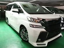 2017 Toyota Vellfire 2.5 Z Golden Eyes 2 Power Doors Rear Power Boot Japan Premium