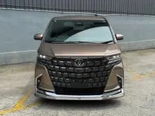 2024 Toyota Alphard 2.5Z 6A 15km S.Roof / HUD / DIM / BSM / UNIVERSAL STEP / ADVANCED PARK