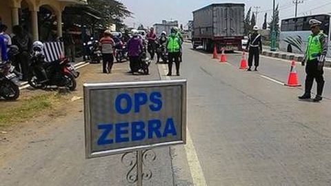 Operasi Zebra Resmi Berlangsung, Pelanggar Diharap Kapok