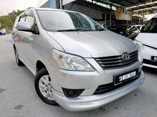 2013 Toyota Innova 2.0 MPV (TRUE YEAR MAKE) / BLACK LIST / LOAN KEDAI