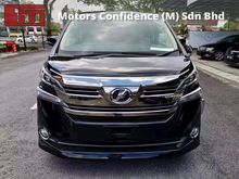 2017 Toyota Vellfire 2.5 MPV (2 Power Doors) (Rear Entertainment) (4 Years Warranty) (High Loan)