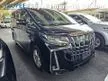 Recon 2021 Toyota Alphard 2.5 SC Sunroof 2 Power Door Pilot Aircond Seats Power Boot Apple Carplay Android Auto Unregistered