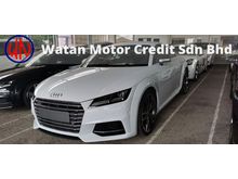 2017 Audi TT 2.0 S TTS UNREG,HIGHSPEC,QUATTRO,GENUINE LOW MILEAGE & 5 STARS CAN PROVE,DYNAMIC CONTROL,MMI,LED LIGHT & ETC,FREE WARRANTY & MANY GIFTS