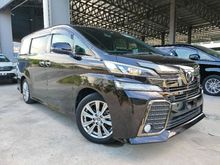 2017 Toyota Vellfire 2.5 ZA Golden Eyes Sun Roof PreCrash P/Boot Unregister