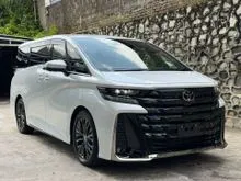 2024 Toyota Vellfire 2.4 Z Premier MPV - GRADE 5A/UNREG/SIDE STEP/FULL BLACK LEATHER/ADVANCE DRIVE/SUNROOF/DIM/BSM/HUD/360CAM/FREE 6 YEAR WARRANTY