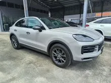 2024 Porsche Cayenne 3.0 Coupe/JAPAN SPEC /SPORT CHRONO/PANAROMIC ROOF/BOSE SOUND/360 CAMERA/VACUUM DOOR/BSM/14 WAY ELECTRIC SEATS/2024 UNREGISTER