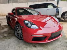 2017 Porsche 718 2.5 Cayman S Coupe Red
