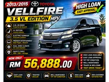 2013 Toyota Vellfire 3.5 VL MPV Double Digit Plate Nice Car