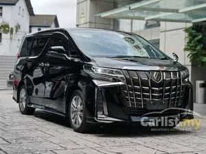 2022 Toyota Alphard 2.5 S Type Gold II MPV, GRADE 4.5B, ORI 26K KM, ALL BLACK INTERIOR, BSM, DIM, SUNROOF & MOONROOR, 3 LED HEADLAMP