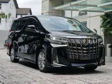 2022 Toyota Alphard 2.5 S Type Gold II MPV, GRADE 4.5B, ORI 26K KM, ALL BLACK INTERIOR, BSM, DIM, SUNROOF & MOONROOR, 3 LED HEADLAMP