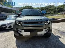 2024 Land Rover Defender 2.0 Turbo P300 SE 360View Camera LED Light Side Step Full Leather Electric Seats Memory Seat Keyless Push Start Engine